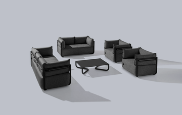 COSMO 1501 - 2 seater fabric sofa by Et al. - view 3